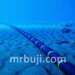 Submarine cables.