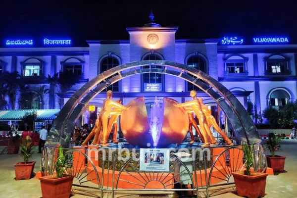 Vijaywada Railway Station, Andhra Pradesh.